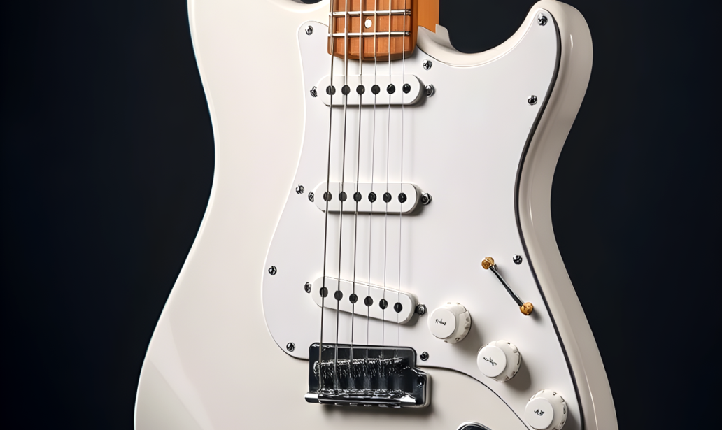 White Electric Guitar